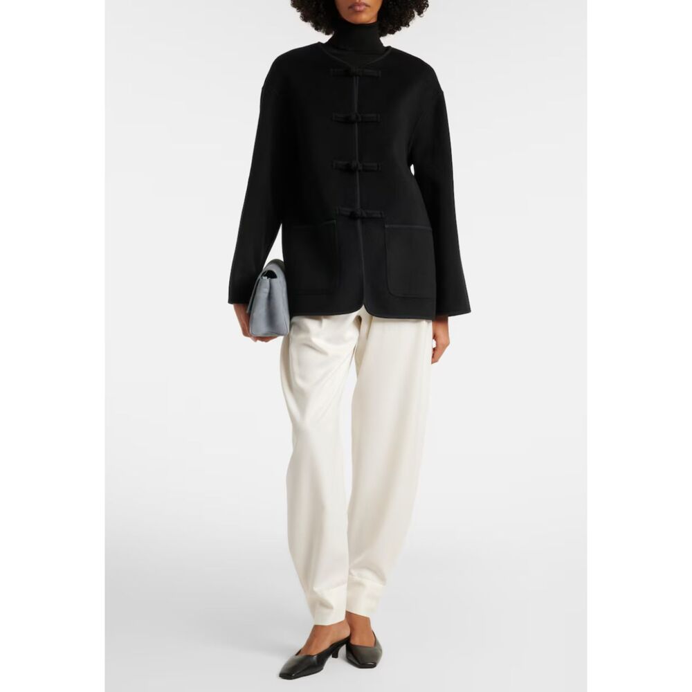 Rohe Double-Faced Wool Mandarin Jacket - image 4